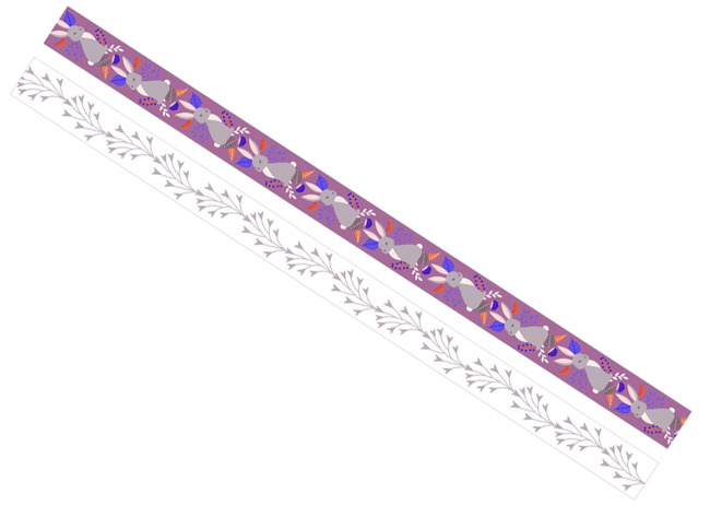 Herfst - Masking Tape - Konijn - Set Van 2
