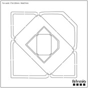 Tekensjabloon - enveloppe 1 - per stuk