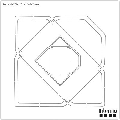 Tekensjabloon - Enveloppe 1 - Per Stuk