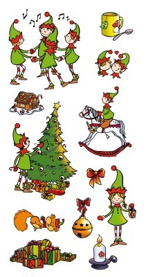 Kerst-puffy-set 1