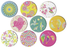 Deco - Kleine Brads - freedom - per stuk