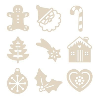 Kerst-hout-silhouette-kerstfiguren