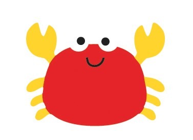 Stencils - Happycut - Krab - Per Stuk