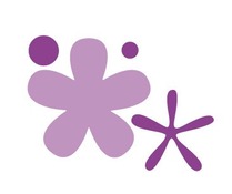Stencils - happycut - bloem - per stuk