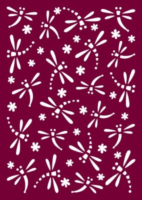 Sjabloon - Snijsjabloon - Artemio Happy Cut Embossing - Libel - Per Stuk
