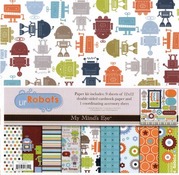Scrapbooking - papier - robot