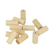 Houten Kralen - Mini Cylinder 20Mm - 25St
