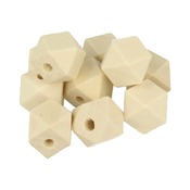 Houten Kralen - Polygo 15Mm - 10St