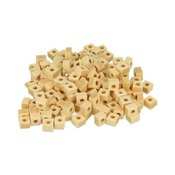 Houten Kralen - Mini Vierkant 5Mm - 150St