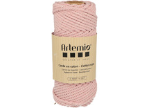 Touw - macrame - candy colors - 33 m - bubblegum - per stuk
