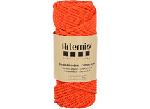 Touw - macrame - candy colors - 33 m - oranje - per stuk