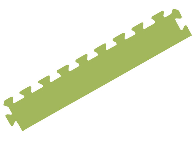 Matten - Bewegen - Vloertegel - Afboording Voor Tx1236 - Schuin - Groen - Set Van 4