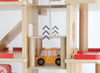Speelgoed garage - Viga - met accessoires - hout - per set