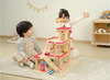 Speelgoed garage - Viga - met accessoires - hout - per set