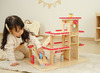 Speelgoed garage - Viga - met accessoires - hout - per set