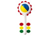 Eerste speelgoed - Ambi toys - zonnebloem rammelaar - per stuk