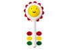 Eerste speelgoed - Ambi toys - zonnebloem rammelaar - per stuk