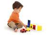 Eerste speelgoed - Ambi toys - lock-up garage - 4-delig
