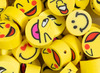 Kralen - figuurkralen - smiley - set van 60