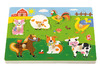 Puzzel - inlegpuzzel - Viga - boerderij - met geluid - per stuk
