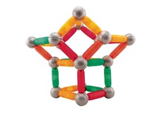 Magnetisch - Bollen En Staven Budgetset 60St