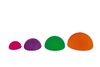 Balanceren - balanceerbollen super - parcours - set van 4