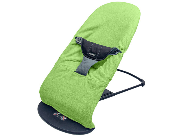 Textiel - Relaxovertrek Badstof Voor Relax Babybjorn - Hageland Educatief - Groen - Per Stuk