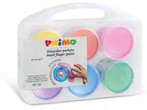 Verf - vingerverf - primo - pearl - 6 x 100g - per set