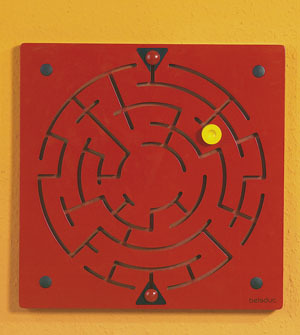 Speelwand-labyrint
