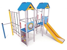 Speeltoestel - active - kasteelloopbrug met klimnet