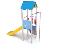 Speeltoestel - active - glijbaanhuisje