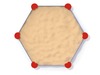 Zandbak - Kunststof - Hexagon - Kleine Zitjes