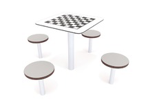 Single - speeltafel - schaakbord