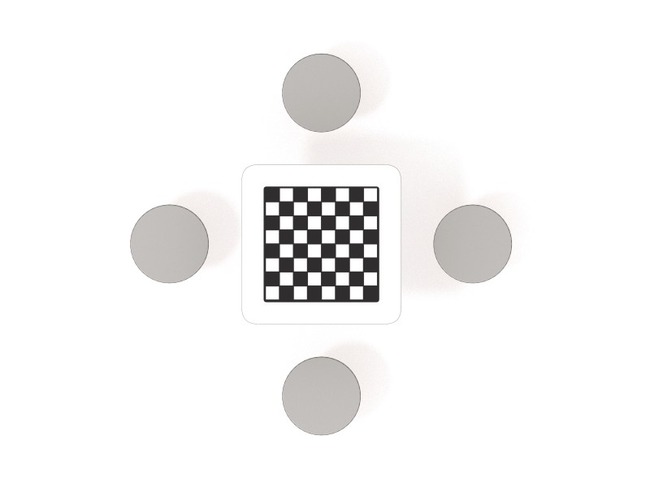 Single - Speeltafel - Schaakbord