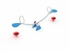 Wippen - wipwap blauw