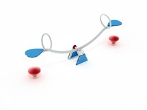 Wippen - wipwap blauw