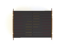 Lage constructie - mini - trein - gesloten wagon