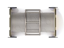 Lage constructie - mini - trein - tank