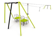 Kabelbaan - duo - platform