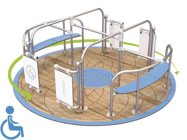 Draaien - Draaimolen - Gemengd Gebruik - Zonder Draaischijf