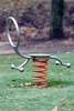 Wippen - veerdier - fiets