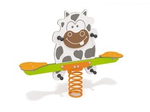 Wippen - veerdier - dubbel - koe