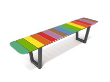 Outdoor Meubilair - Urbaniq - Regenboog - Zitbank