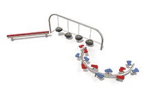 Single - evenwichtsparcours - parcours a