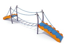 Single - evenwichtsparcours - loopbrug