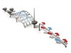 Single - evenwichtsparcours - parcours b
