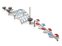 Single - evenwichtsparcours - parcours b