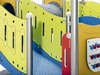 Lage constructie - mini - kasteelloopbrug - dubbele glijbaan
