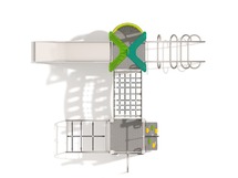 Speeltoestel - eco - jungle - dubbele klimtoren