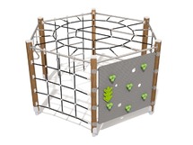 Speeltoestel - eco - jungle - ropedome